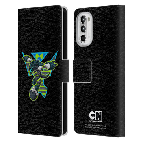 Ben 10: Animated Series Graphics Alien Leather Book Wallet Case Cover For Motorola Moto G52
