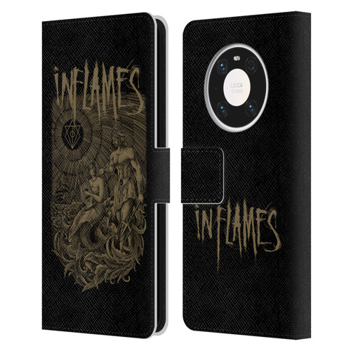 In Flames Metal Grunge Adventures Leather Book Wallet Case Cover For Huawei Mate 40 Pro 5G