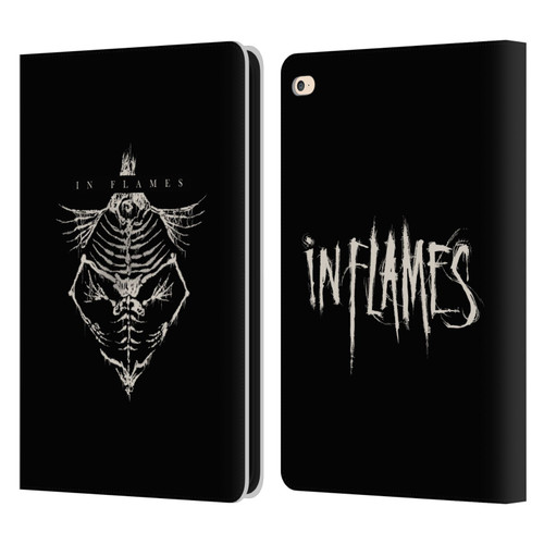 In Flames Metal Grunge Jesterhead Bones Leather Book Wallet Case Cover For Apple iPad Air 2 (2014)