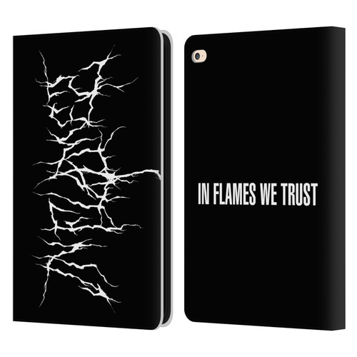 In Flames Metal Grunge Metal Logo Leather Book Wallet Case Cover For Apple iPad Air 2 (2014)