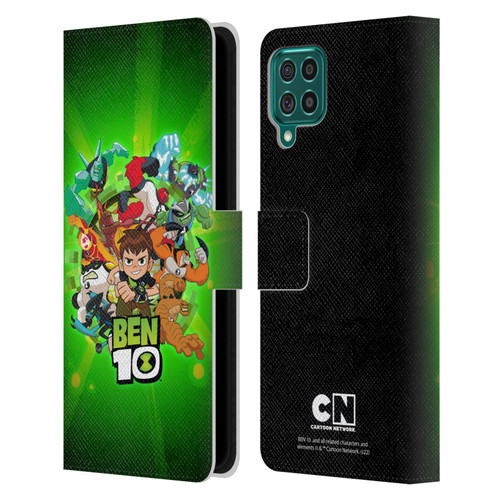 Ben 10: Animated Series Graphics Character Art Leather Book Wallet Case Cover For Samsung Galaxy F62 (2021)
