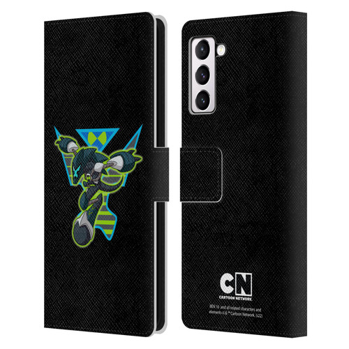 Ben 10: Animated Series Graphics Alien Leather Book Wallet Case Cover For Samsung Galaxy S21+ 5G