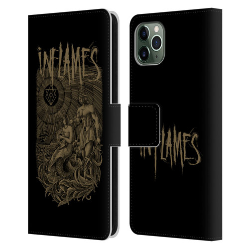 In Flames Metal Grunge Adventures Leather Book Wallet Case Cover For Apple iPhone 11 Pro Max