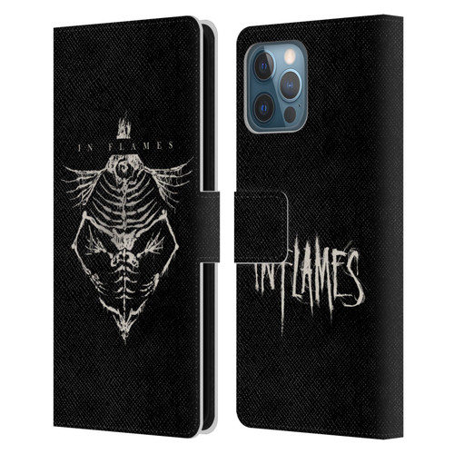 In Flames Metal Grunge Jesterhead Bones Leather Book Wallet Case Cover For Apple iPhone 12 Pro Max