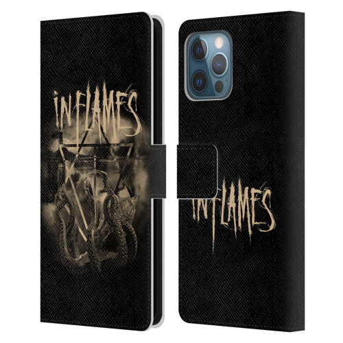 In Flames Metal Grunge Octoflames Leather Book Wallet Case Cover For Apple iPhone 12 Pro Max