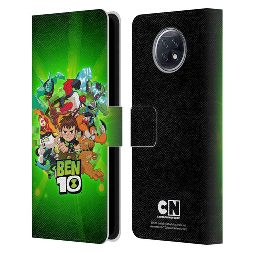 Ben 10: Animated Series Graphics Character Art Leather Book Wallet Case Cover For Xiaomi Redmi Note 9T 5G