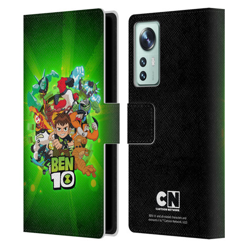 Ben 10: Animated Series Graphics Character Art Leather Book Wallet Case Cover For Xiaomi 12