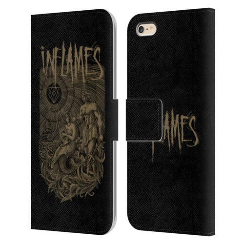 In Flames Metal Grunge Adventures Leather Book Wallet Case Cover For Apple iPhone 6 Plus / iPhone 6s Plus