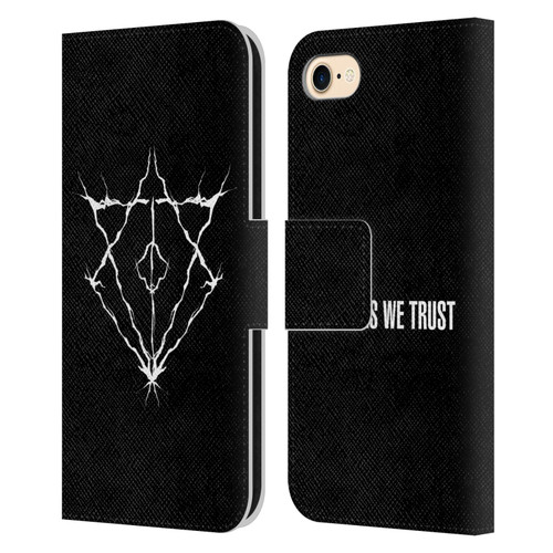 In Flames Metal Grunge Jesterhead Logo Leather Book Wallet Case Cover For Apple iPhone 7 / 8 / SE 2020 & 2022