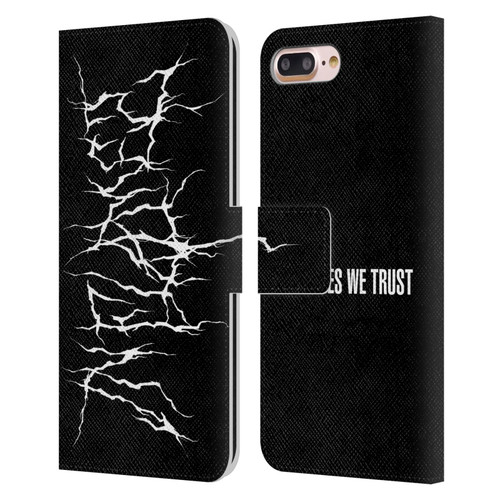 In Flames Metal Grunge Metal Logo Leather Book Wallet Case Cover For Apple iPhone 7 Plus / iPhone 8 Plus