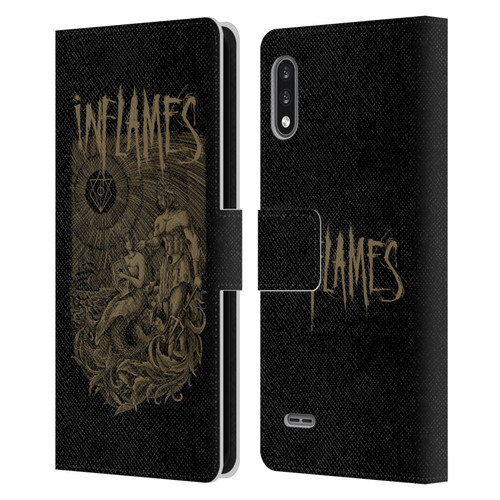 In Flames Metal Grunge Adventures Leather Book Wallet Case Cover For LG K22