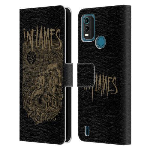 In Flames Metal Grunge Adventures Leather Book Wallet Case Cover For Nokia G11 Plus