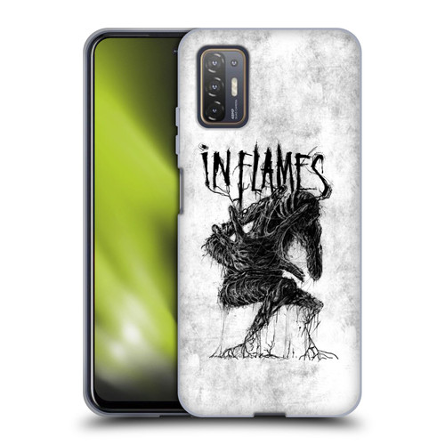 In Flames Metal Grunge Big Creature Soft Gel Case for HTC Desire 21 Pro 5G