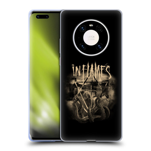 In Flames Metal Grunge Octoflames Soft Gel Case for Huawei Mate 40 Pro 5G