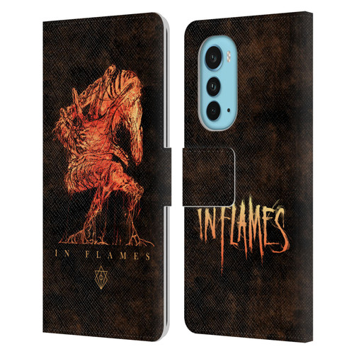 In Flames Metal Grunge Creature Leather Book Wallet Case Cover For Motorola Edge (2022)