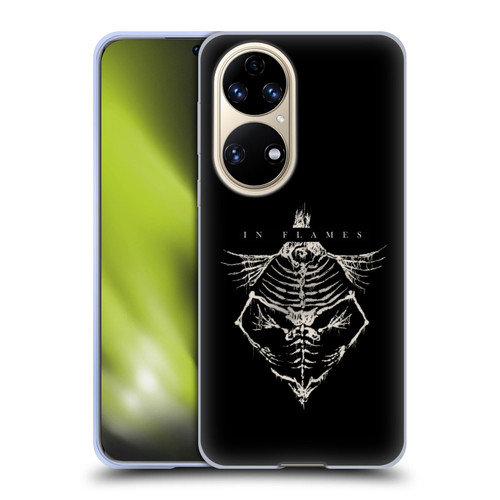 In Flames Metal Grunge Jesterhead Bones Soft Gel Case for Huawei P50