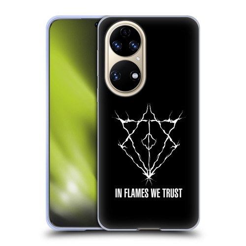 In Flames Metal Grunge Jesterhead Logo Soft Gel Case for Huawei P50