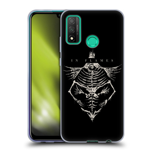 In Flames Metal Grunge Jesterhead Bones Soft Gel Case for Huawei P Smart (2020)