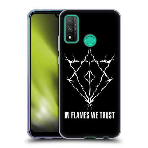 In Flames Metal Grunge Jesterhead Logo Soft Gel Case for Huawei P Smart (2020)
