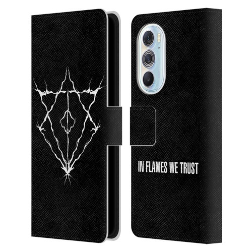 In Flames Metal Grunge Jesterhead Logo Leather Book Wallet Case Cover For Motorola Edge X30