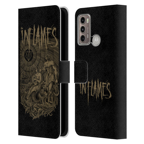 In Flames Metal Grunge Adventures Leather Book Wallet Case Cover For Motorola Moto G60 / Moto G40 Fusion