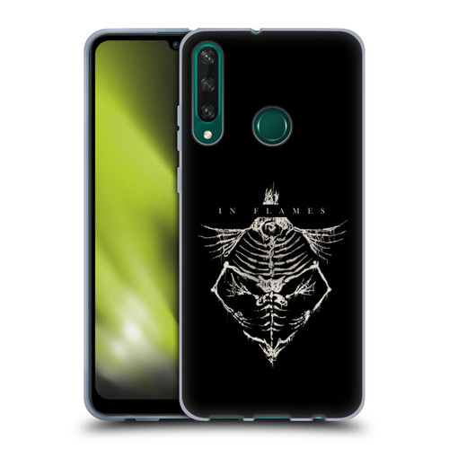 In Flames Metal Grunge Jesterhead Bones Soft Gel Case for Huawei Y6p
