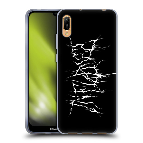 In Flames Metal Grunge Metal Logo Soft Gel Case for Huawei Y6 Pro (2019)