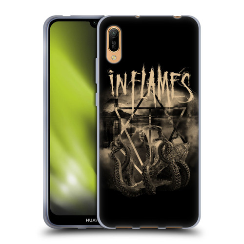 In Flames Metal Grunge Octoflames Soft Gel Case for Huawei Y6 Pro (2019)