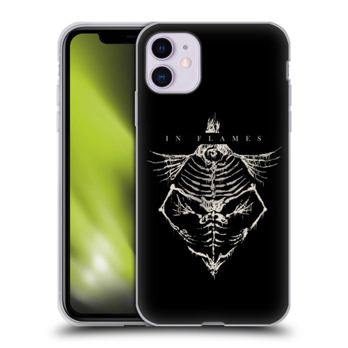 In Flames Metal Grunge Jesterhead Bones Soft Gel Case for Apple iPhone 11