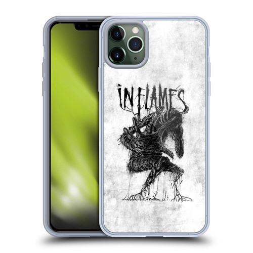 In Flames Metal Grunge Big Creature Soft Gel Case for Apple iPhone 11 Pro Max