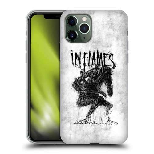 In Flames Metal Grunge Big Creature Soft Gel Case for Apple iPhone 11 Pro