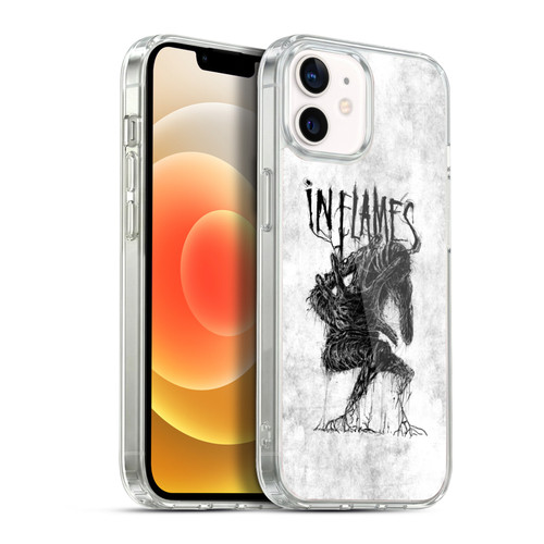 In Flames Metal Grunge Big Creature Soft Gel Case for Apple iPhone 12 / iPhone 12 Pro & MagSafe