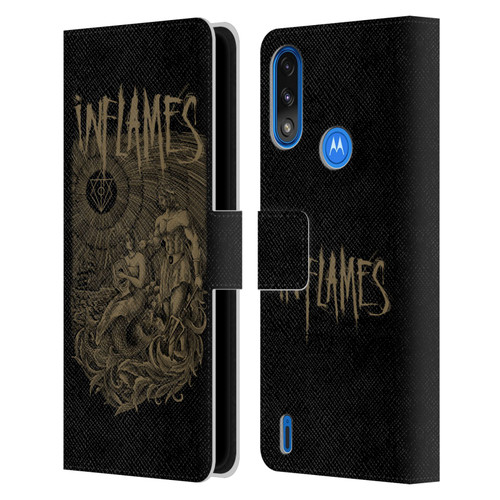 In Flames Metal Grunge Adventures Leather Book Wallet Case Cover For Motorola Moto E7 Power / Moto E7i Power