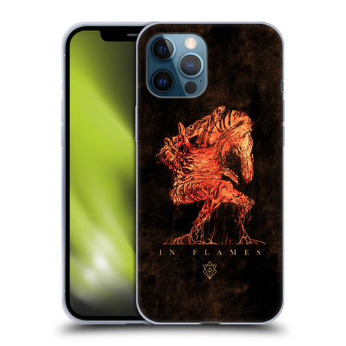 In Flames Metal Grunge Creature Soft Gel Case for Apple iPhone 12 Pro Max