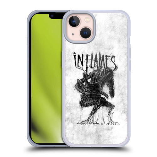In Flames Metal Grunge Big Creature Soft Gel Case for Apple iPhone 13