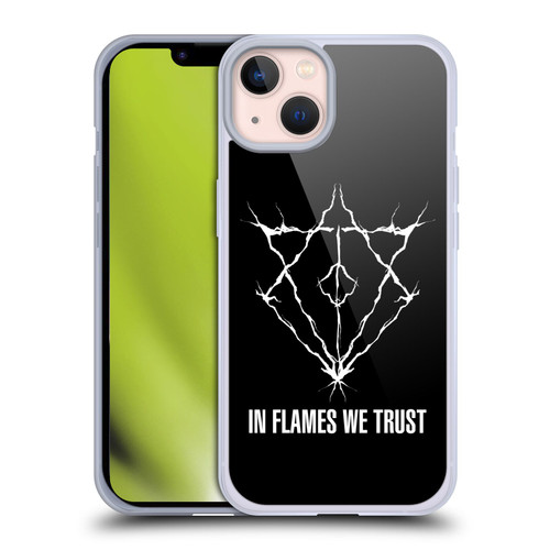 In Flames Metal Grunge Jesterhead Logo Soft Gel Case for Apple iPhone 13