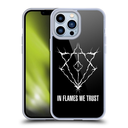 In Flames Metal Grunge Jesterhead Logo Soft Gel Case for Apple iPhone 13 Pro Max