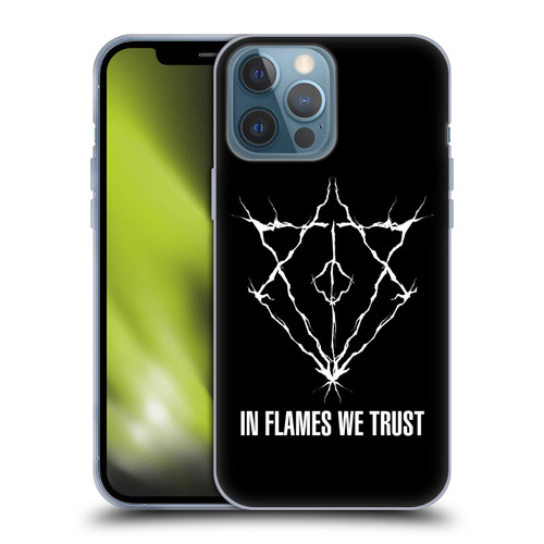 In Flames Metal Grunge Jesterhead Logo Soft Gel Case for Apple iPhone 13 Pro Max