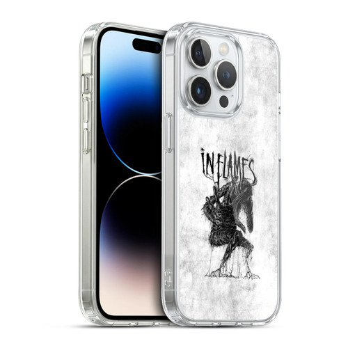 In Flames Metal Grunge Big Creature Soft Gel Case for Apple iPhone 13 Pro & MagSafe