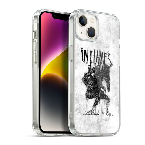 In Flames Metal Grunge Big Creature Soft Gel Case for Apple iPhone 14 Plus & MagSafe