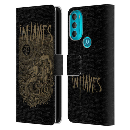 In Flames Metal Grunge Adventures Leather Book Wallet Case Cover For Motorola Moto G71 5G