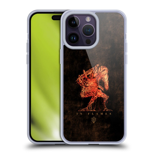 In Flames Metal Grunge Creature Soft Gel Case for Apple iPhone 14 Pro Max