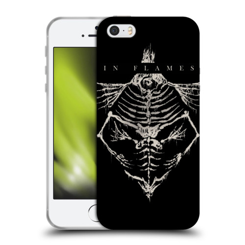 In Flames Metal Grunge Jesterhead Bones Soft Gel Case for Apple iPhone 5 / 5s / iPhone SE 2016