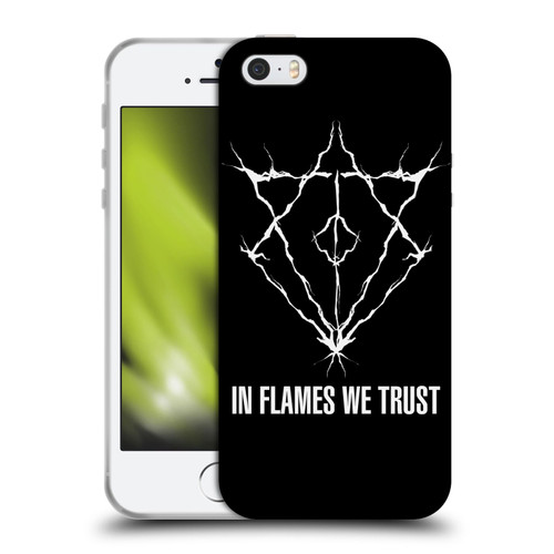 In Flames Metal Grunge Jesterhead Logo Soft Gel Case for Apple iPhone 5 / 5s / iPhone SE 2016