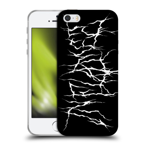 In Flames Metal Grunge Metal Logo Soft Gel Case for Apple iPhone 5 / 5s / iPhone SE 2016