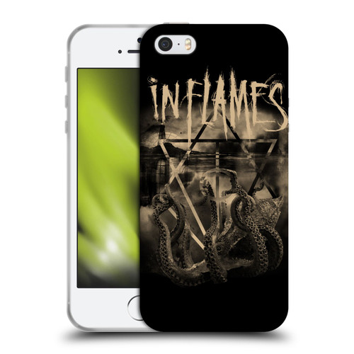 In Flames Metal Grunge Octoflames Soft Gel Case for Apple iPhone 5 / 5s / iPhone SE 2016
