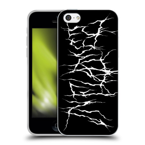 In Flames Metal Grunge Metal Logo Soft Gel Case for Apple iPhone 5c
