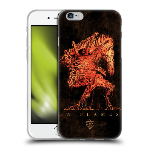 In Flames Metal Grunge Creature Soft Gel Case for Apple iPhone 6 / iPhone 6s