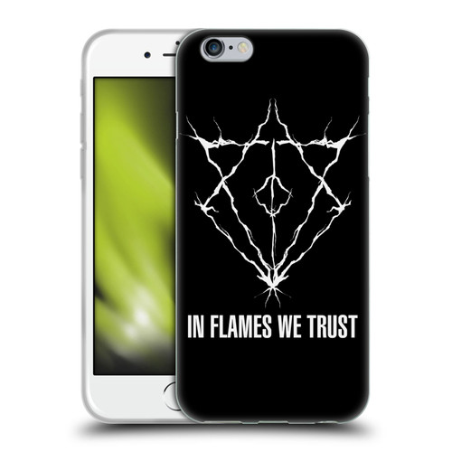 In Flames Metal Grunge Jesterhead Logo Soft Gel Case for Apple iPhone 6 / iPhone 6s