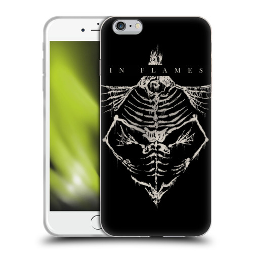 In Flames Metal Grunge Jesterhead Bones Soft Gel Case for Apple iPhone 6 Plus / iPhone 6s Plus